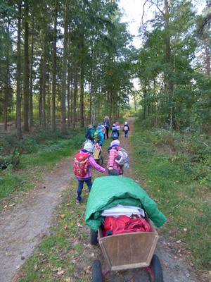 Auf geht es in den Wald!<br>© Kindergarten Südergellersen